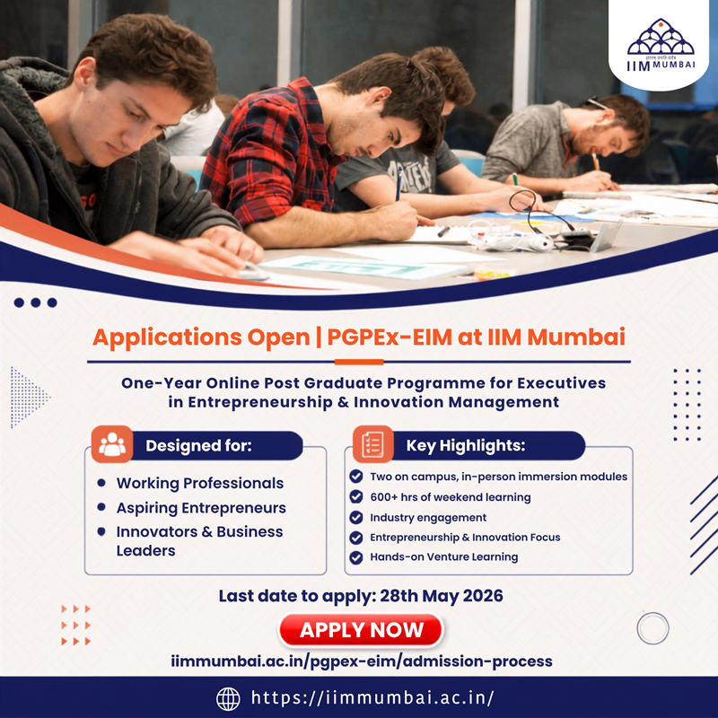 IIM Mumbai: One-year post graduate programme for executives  